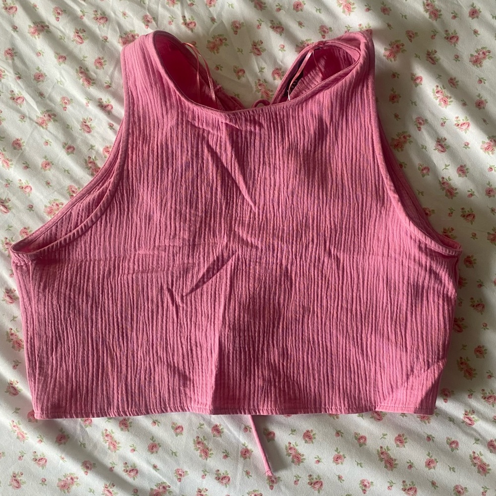 Pink Zara Crop Top